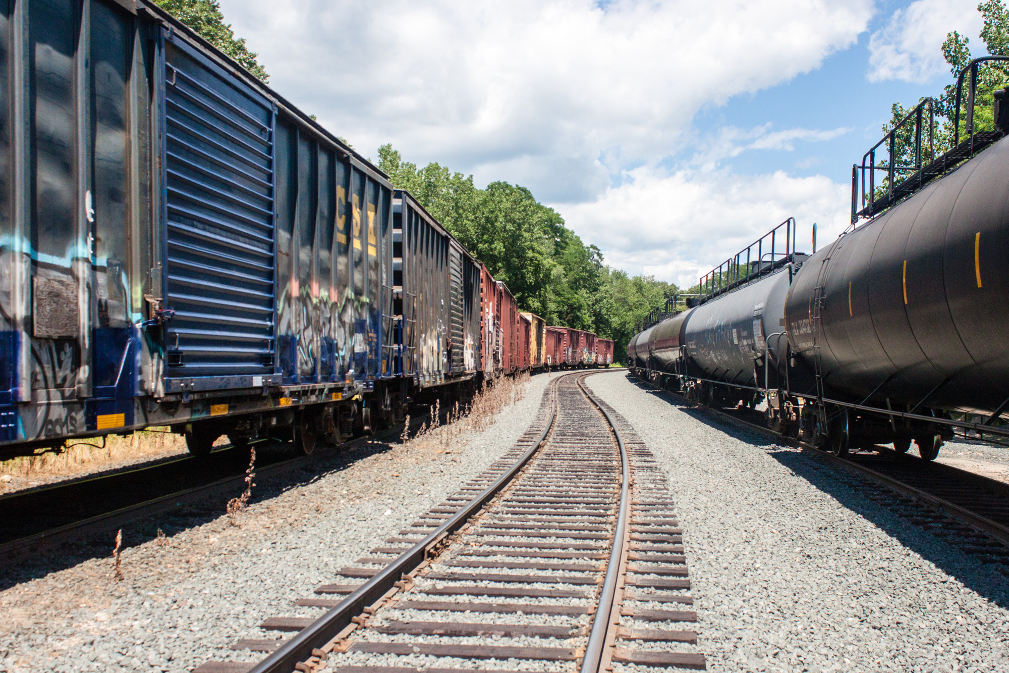 Railroad photography and freight graffiti
